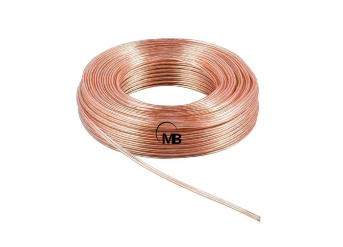 Rollo cable para parlante transparente