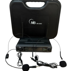 Microfono inalambrico dual solapero/vincha UM280B