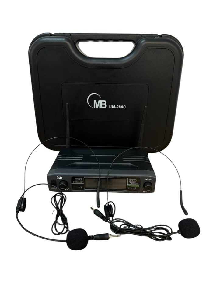 Microfono inalambrico dual solapero/vincha UM280B