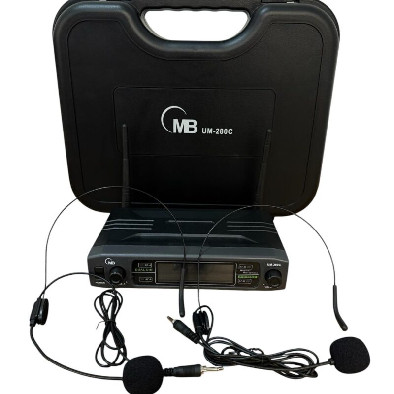 Microfono inalambrico dual solapero/vincha UM280B